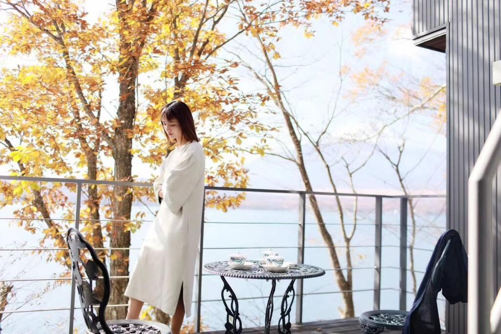 Villa Away From Noise,View Fuji Mt In The Designer House Yamanakako Esterno foto