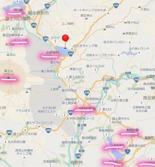 Villa Away From Noise,View Fuji Mt In The Designer House Yamanakako Esterno foto