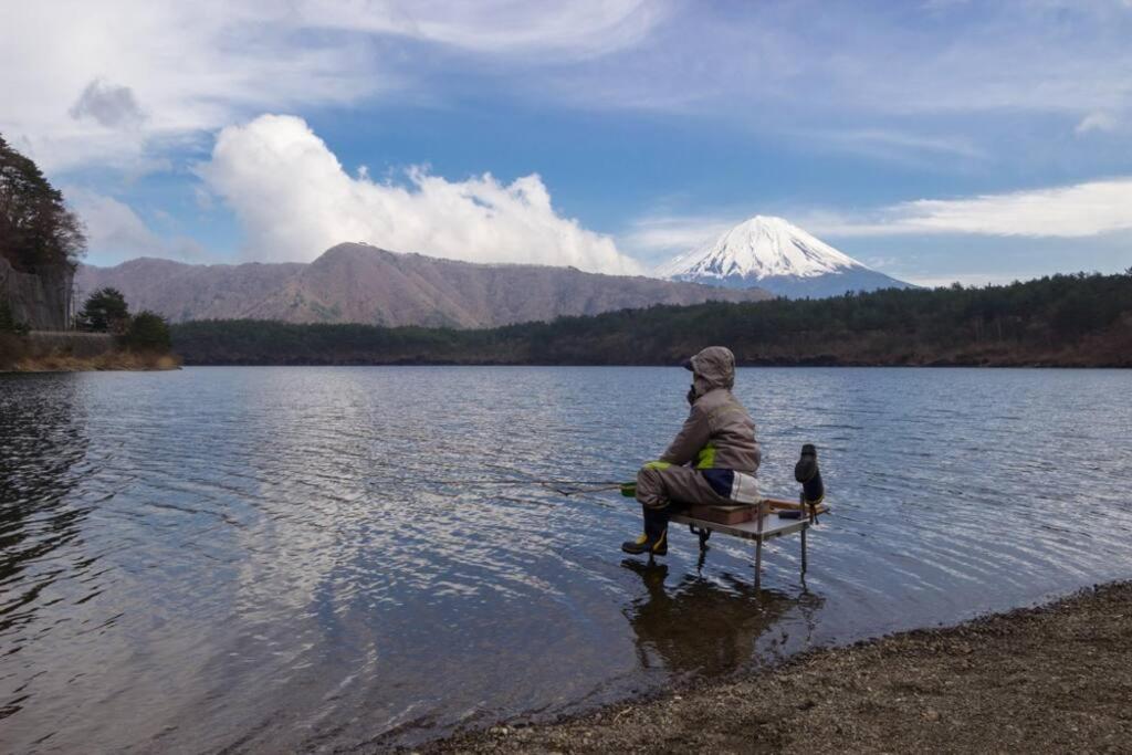 Villa Away From Noise,View Fuji Mt In The Designer House Yamanakako Esterno foto