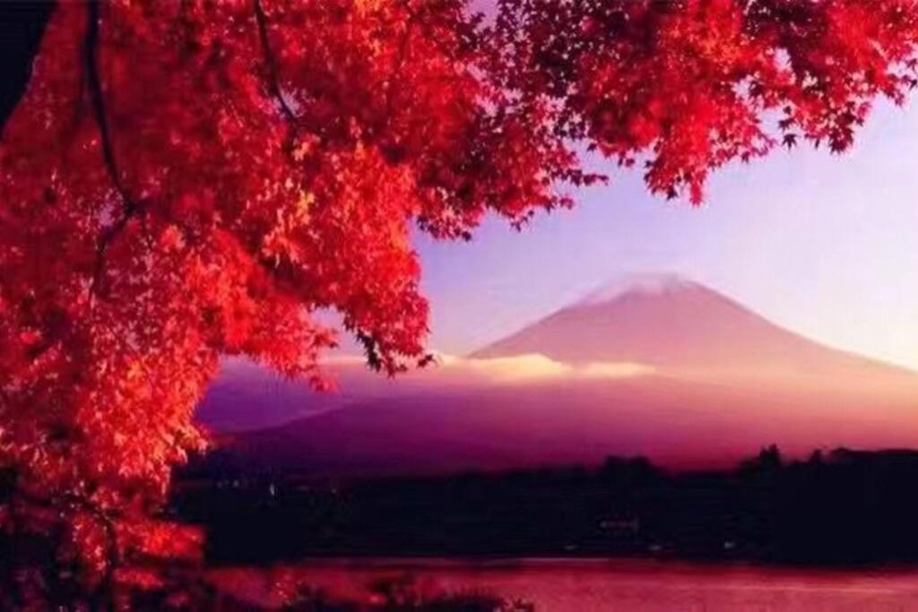 Villa Away From Noise,View Fuji Mt In The Designer House Yamanakako Esterno foto